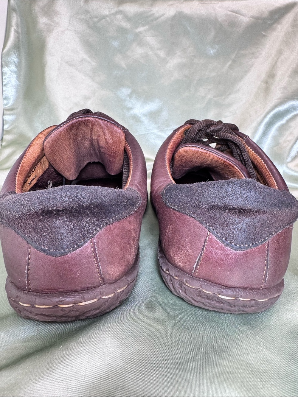 Born Leather Sneakers, Soft and Casual Dark Brown Women’s size 7 (38) - Picture 3 of 9